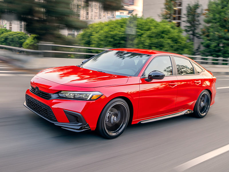 Honda Civic 2022 màu đỏ mới